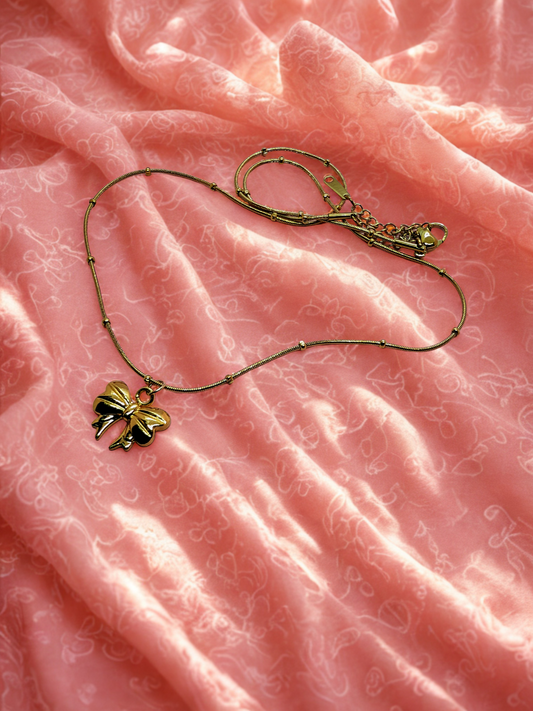 Lulu Bow Pendant and Chain