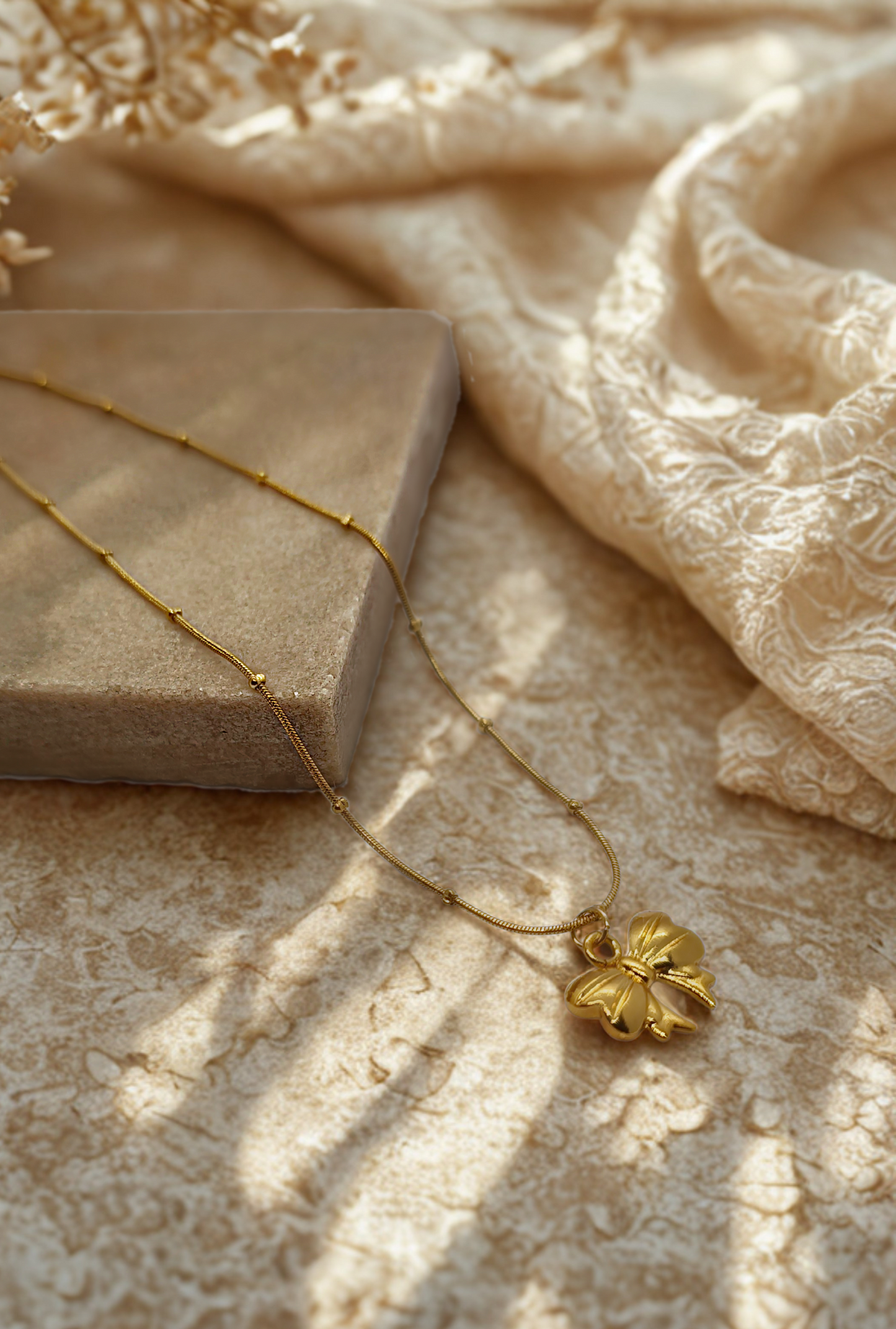 Lulu Bow Pendant and Chain