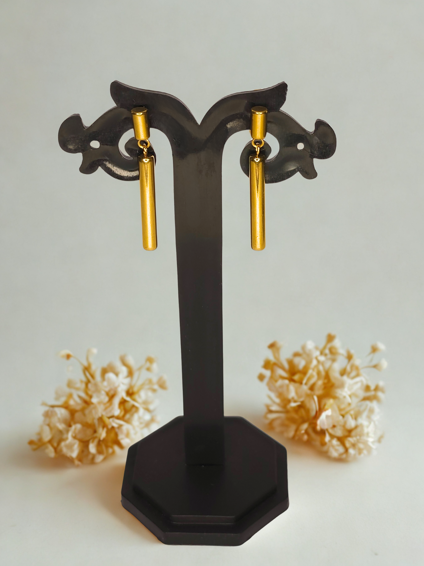 Serene Cylindrical Earrings