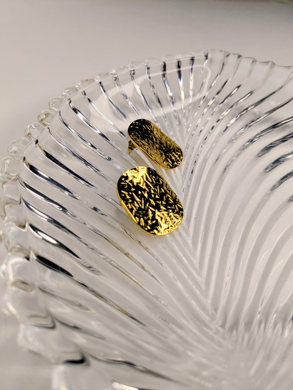 Chunky Textured Coin Studs