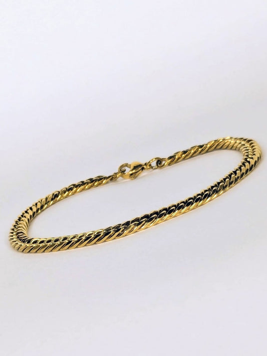 Men's Gold Chain Bracelet