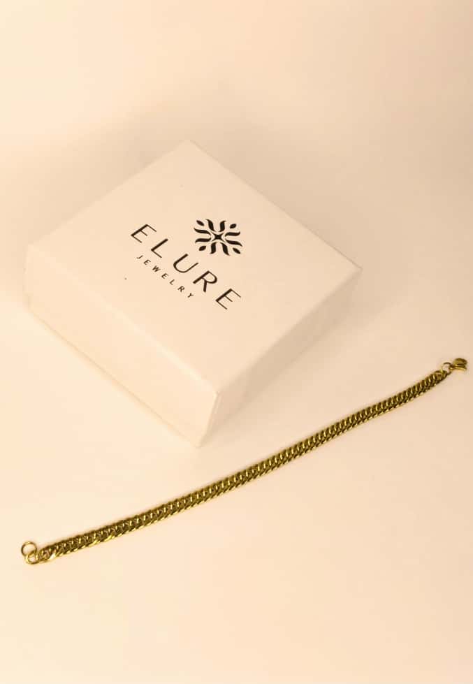 Men's Gold Chain Bracelet