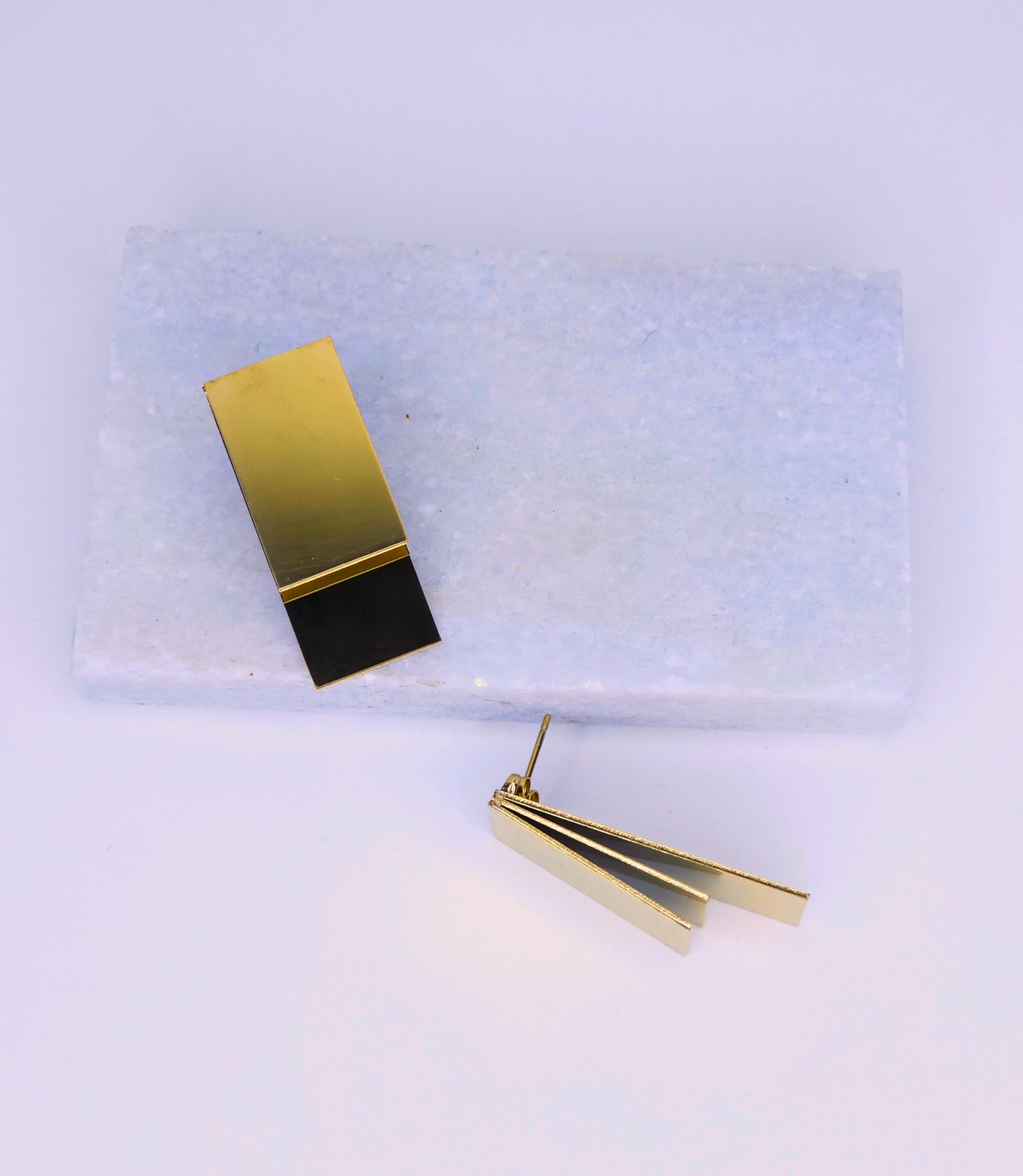 Vexa Layered Slate Earrings